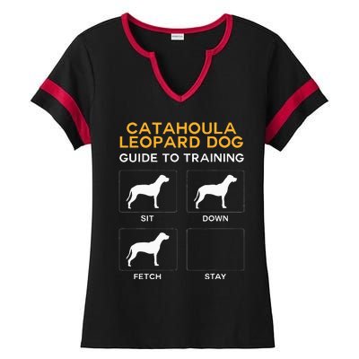 Catahoula Leopard Dog Guide To Training Dog Obedience Ladies Halftime Notch Neck Tee