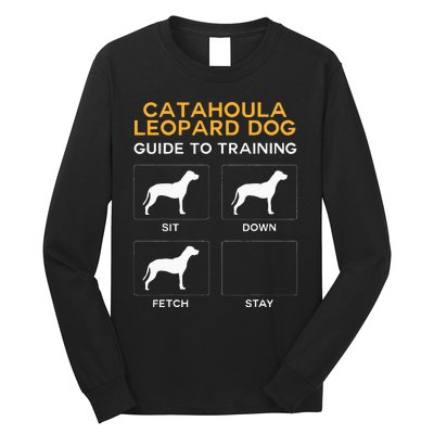 Catahoula Leopard Dog Guide To Training Dog Obedience Long Sleeve Shirt