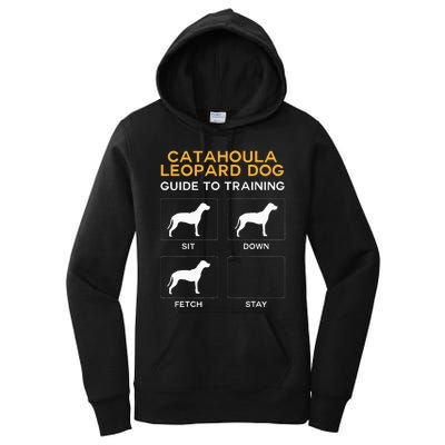 Catahoula Leopard Dog Guide To Training Dog Obedience Women's Pullover Hoodie