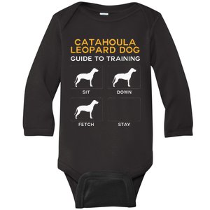 Catahoula Leopard Dog Guide To Training Dog Obedience Baby Long Sleeve Bodysuit