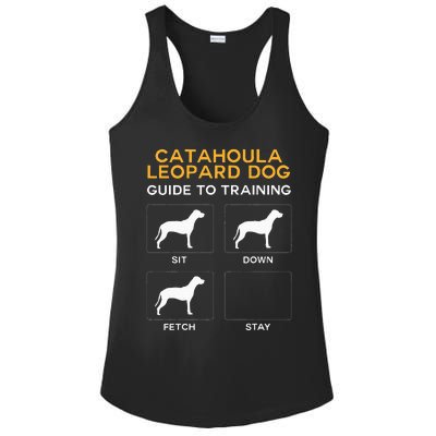 Catahoula Leopard Dog Guide To Training Dog Obedience Ladies PosiCharge Competitor Racerback Tank