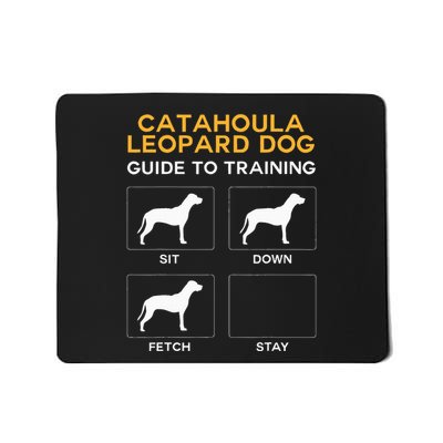 Catahoula Leopard Dog Guide To Training Dog Obedience Mousepad