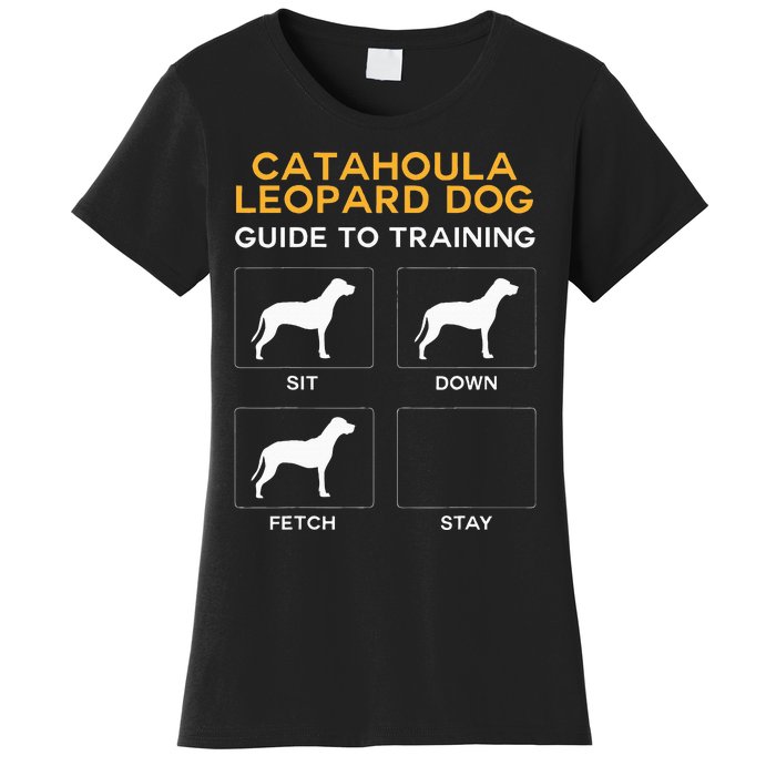 Catahoula Leopard Dog Guide To Training Dog Obedience Women's T-Shirt