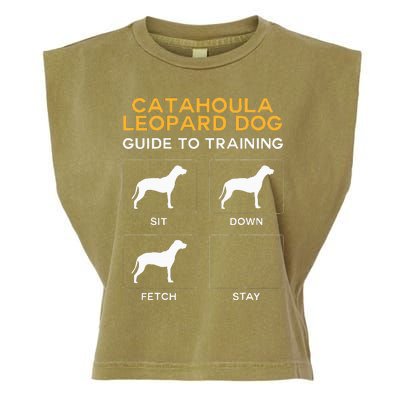 Catahoula Leopard Dog Guide To Training Dog Obedience Garment-Dyed Women's Muscle Tee