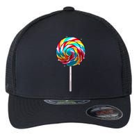 Cute Lollipop Design Lollipop Candy Lover Flexfit Unipanel Trucker Cap