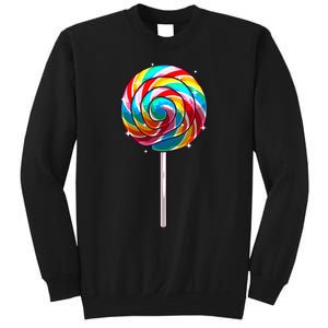 Cute Lollipop Design Lollipop Candy Lover Sweatshirt