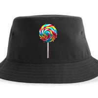 Cute Lollipop Design Lollipop Candy Lover Sustainable Bucket Hat