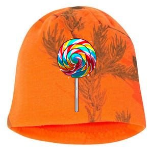 Cute Lollipop Design Lollipop Candy Lover Kati - Camo Knit Beanie