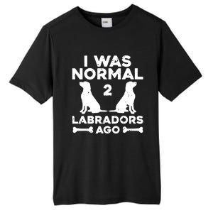 Cute Labrador Design For Men Women Labrador Retriever Lovers Tall Fusion ChromaSoft Performance T-Shirt