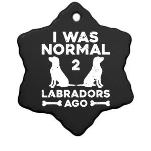 Cute Labrador Design For Men Women Labrador Retriever Lovers Ceramic Star Ornament