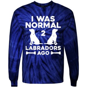 Cute Labrador Design For Men Women Labrador Retriever Lovers Tie-Dye Long Sleeve Shirt