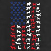 Dog Flag Usa 11oz C Handle Ceramic Mug