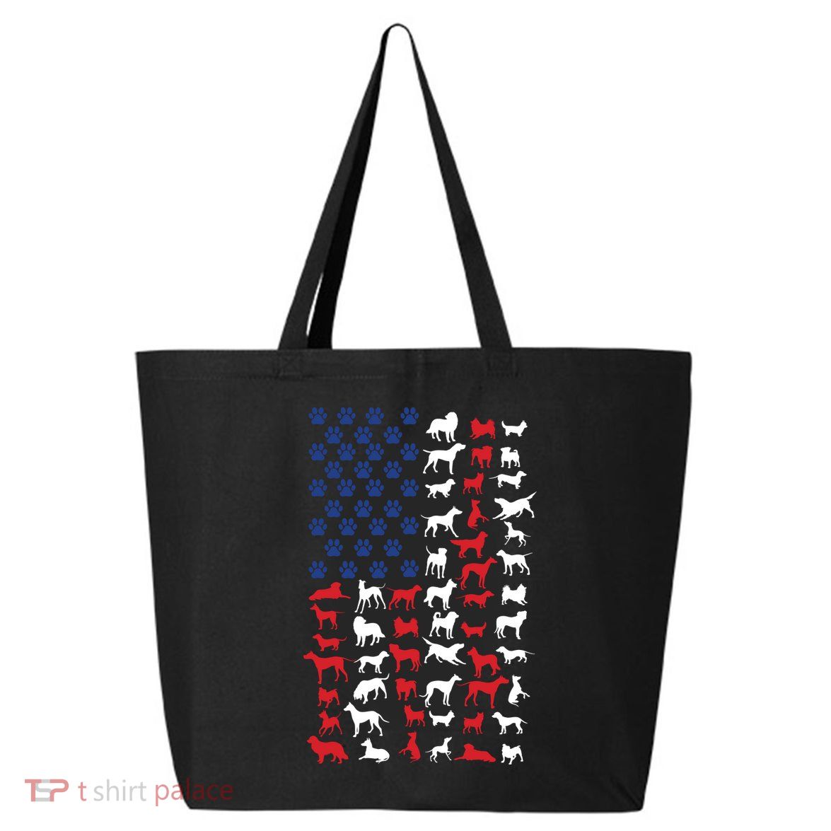 Dog Flag Usa 25L Jumbo Tote