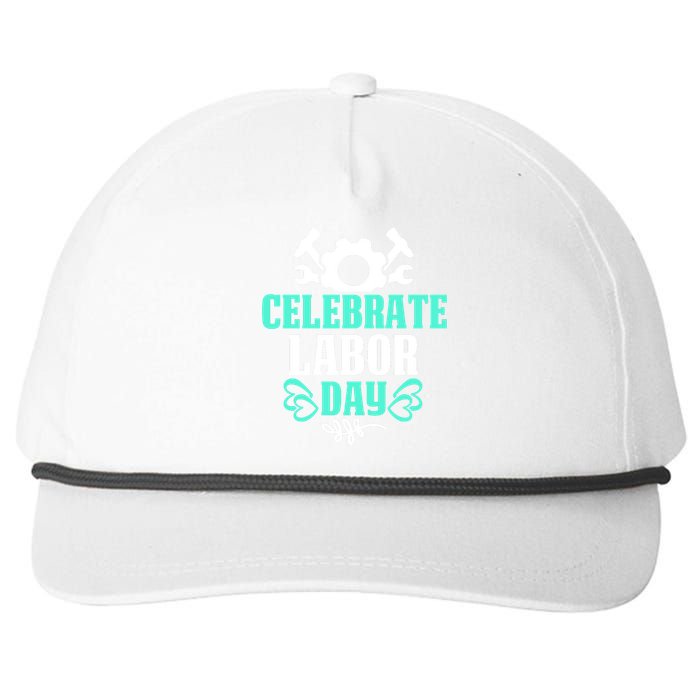 Celebrate Labor Day Gift Snapback Five-Panel Rope Hat