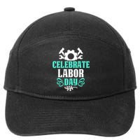 Celebrate Labor Day Gift 7-Panel Snapback Hat