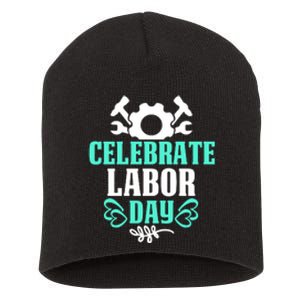 Celebrate Labor Day Gift Short Acrylic Beanie