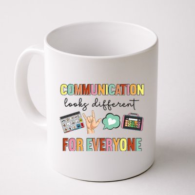 Communication Looks Different For Everyone Speech Therapy Coffee Mug