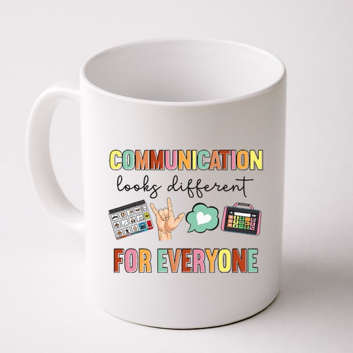 Communication Looks Different For Everyone Speech Therapy Coffee Mug