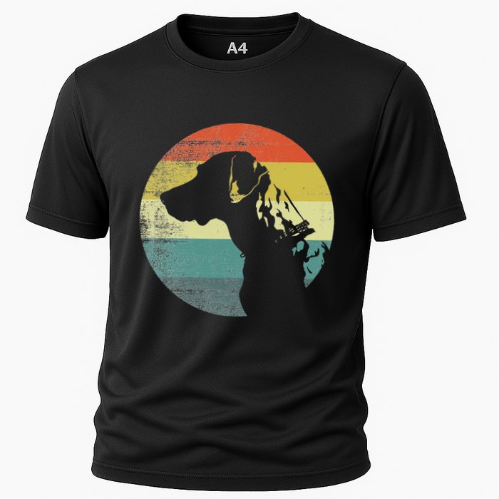 Catahoula Leopard Dog Retro Design Cooling Performance Crew T-Shirt