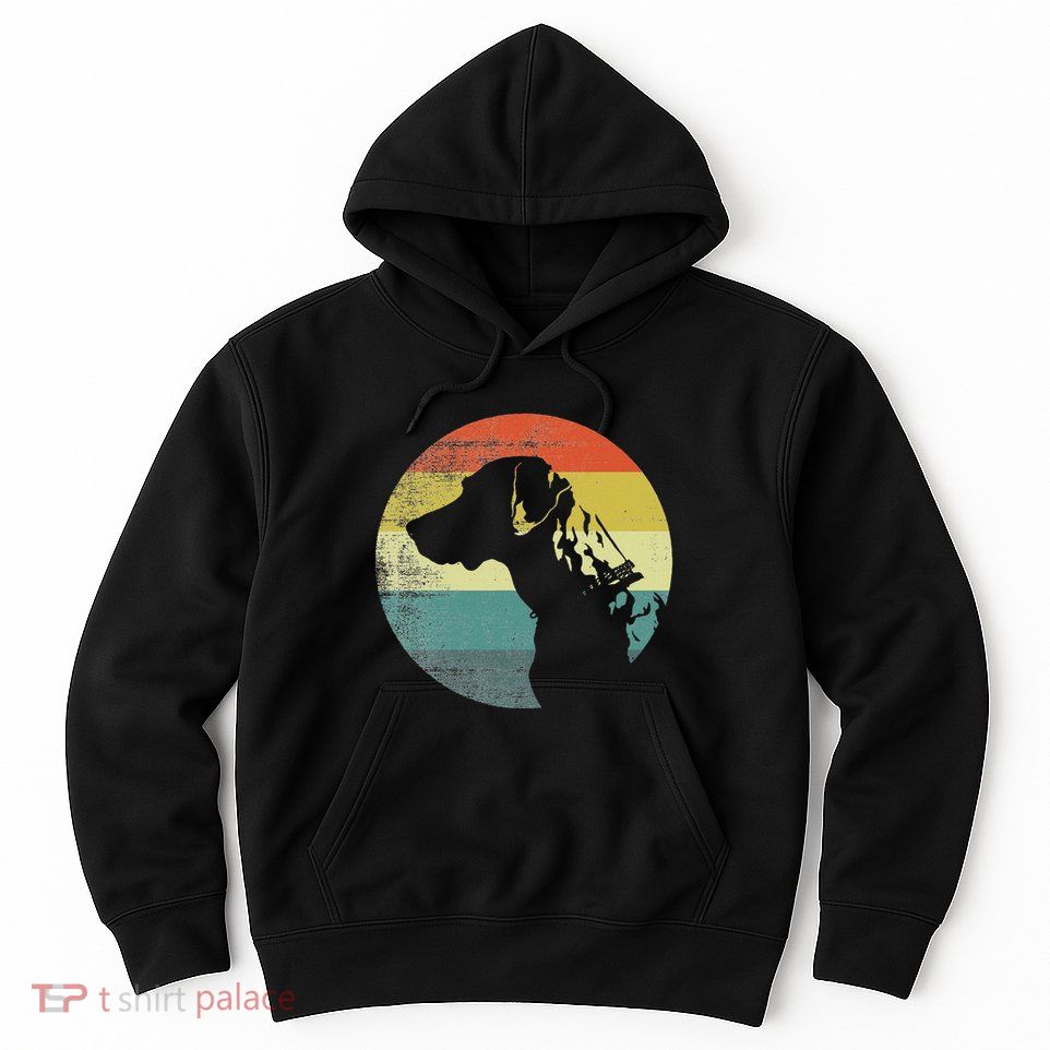 Catahoula Leopard Dog Retro Design Hoodie