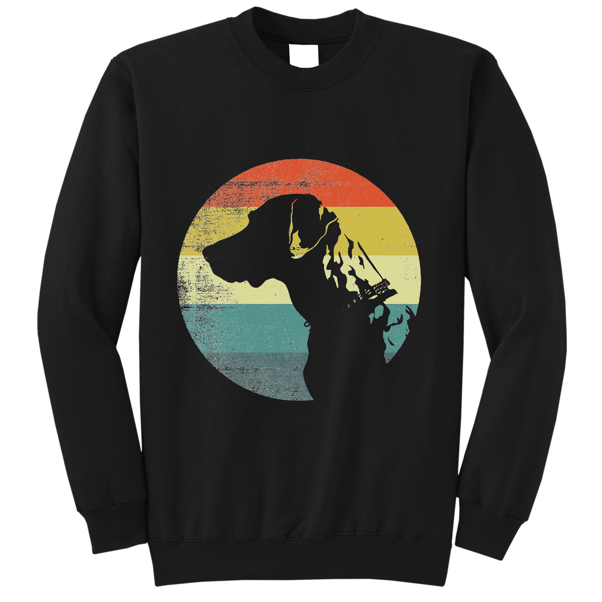 Catahoula Leopard Dog Retro Design Sweatshirt