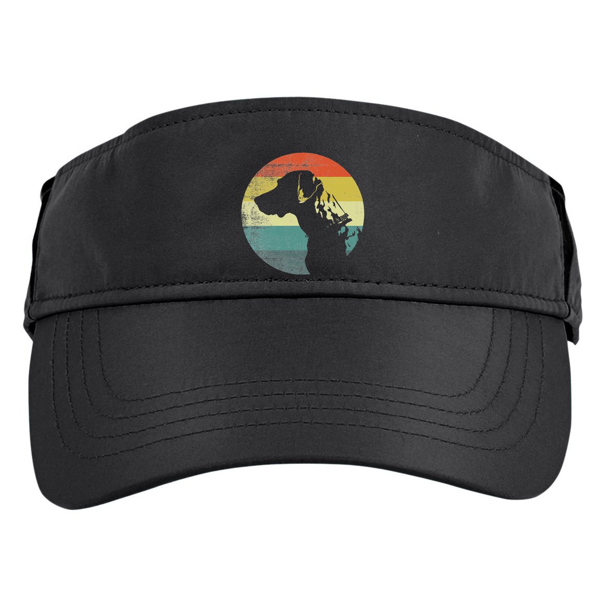Catahoula Leopard Dog Retro Design Adult Drive Performance Visor