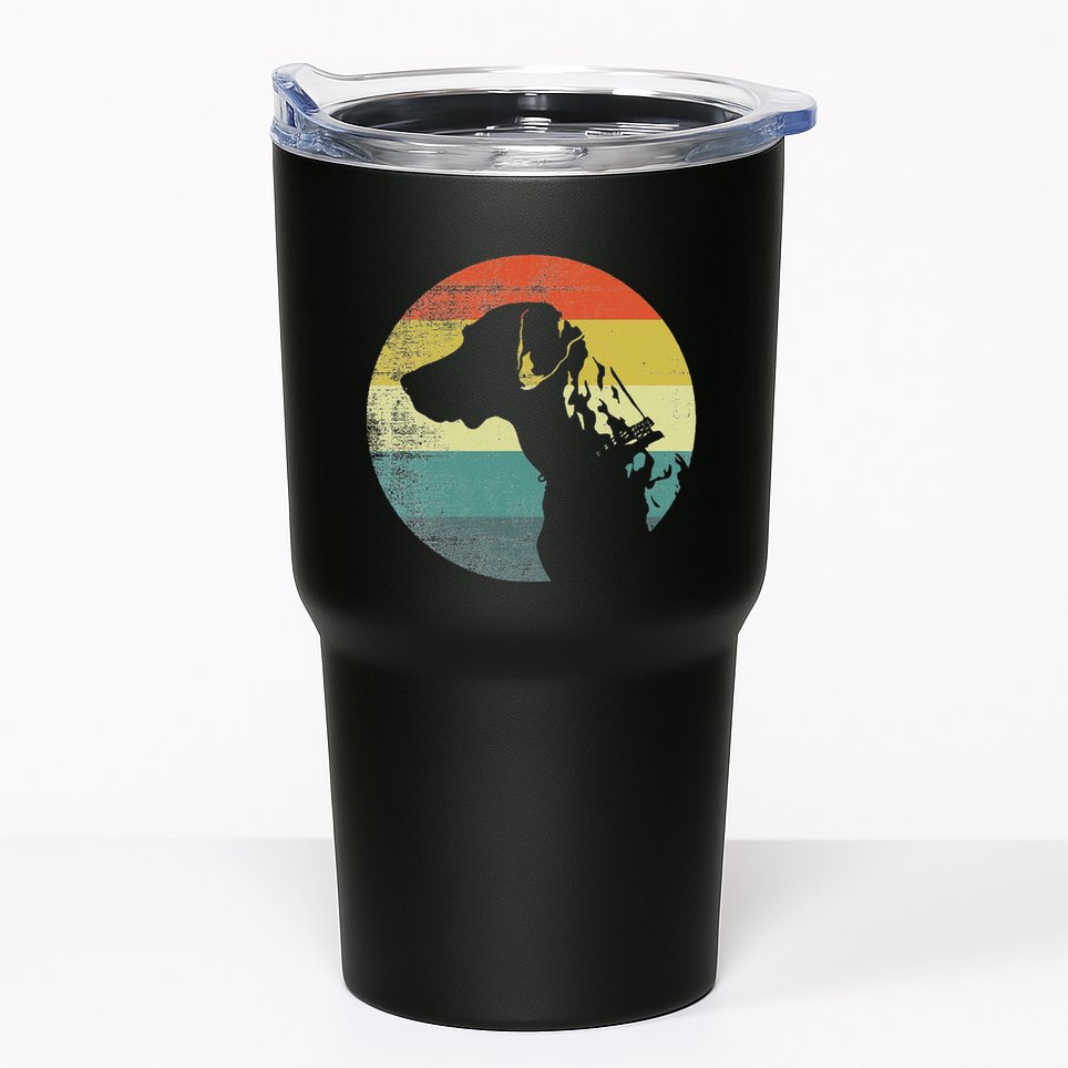 Catahoula Leopard Dog Retro Design Tumbler