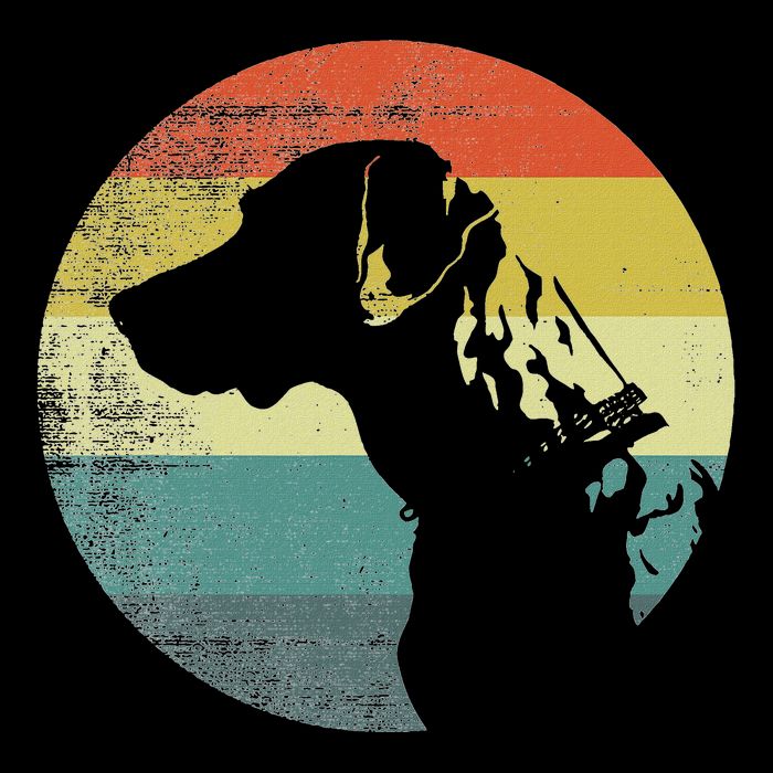 Catahoula Leopard Dog Retro Design Magnet