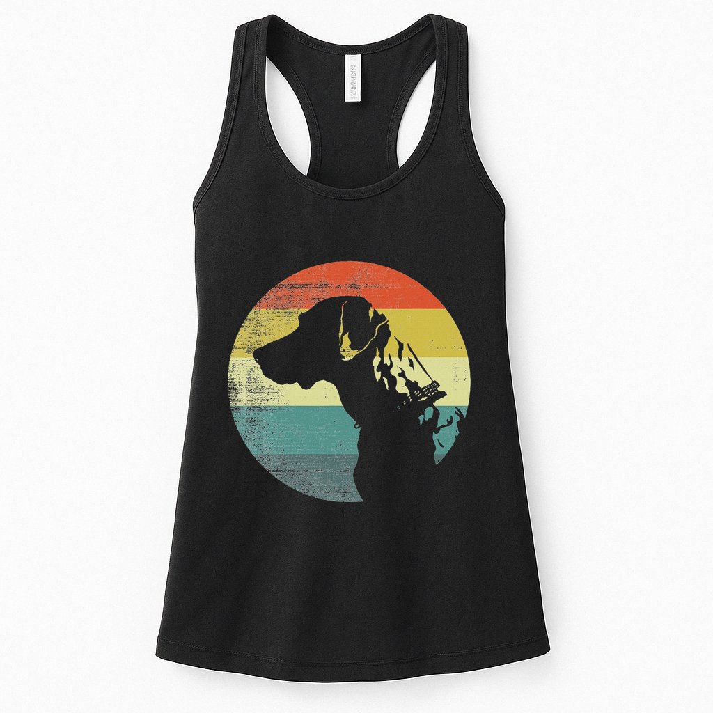 Catahoula Leopard Dog Retro Design Womens Tank Top