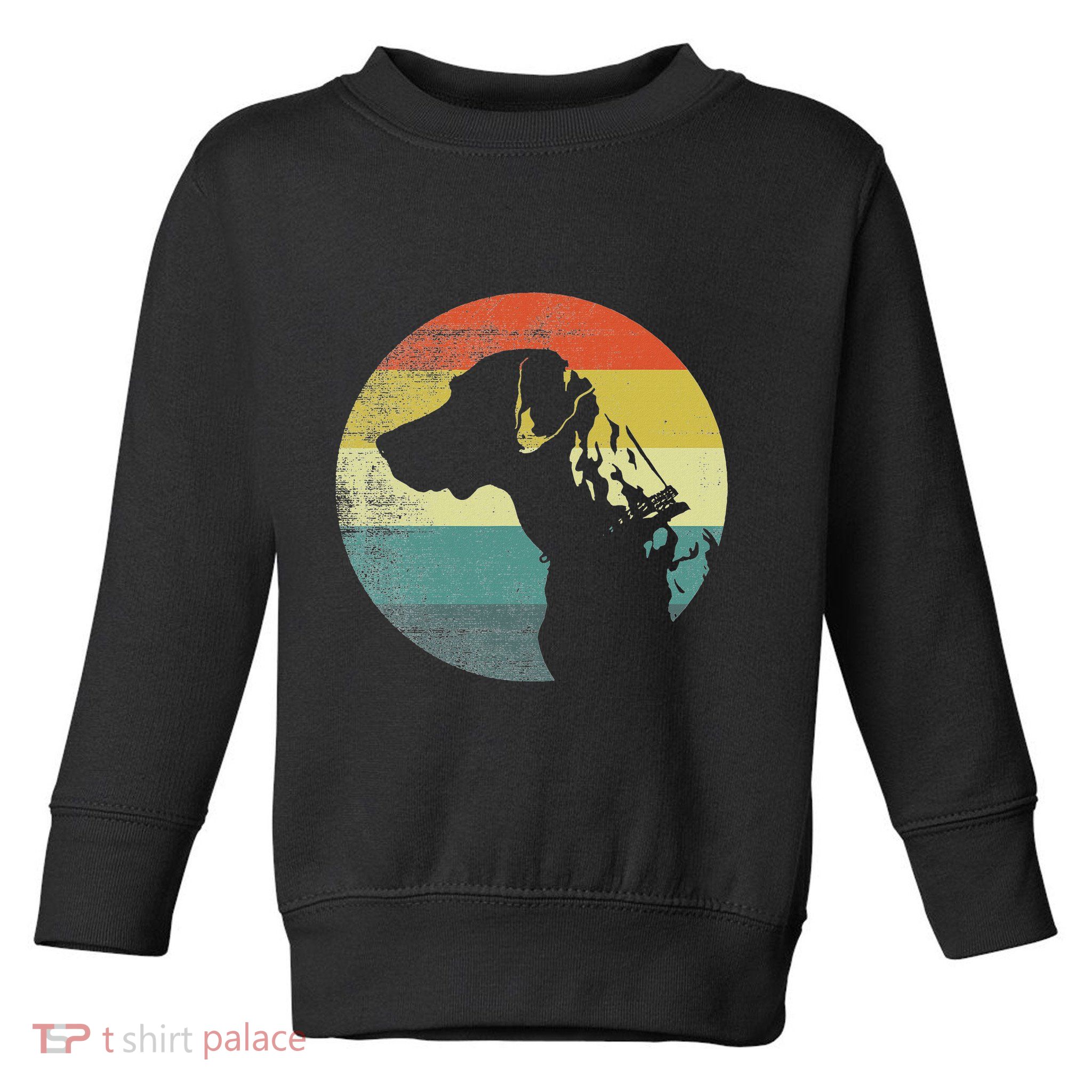 Catahoula Leopard Dog Retro Design Toddler Sweatshirt