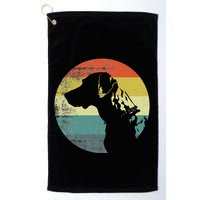 Catahoula Leopard Dog Retro Design Golf Towel
