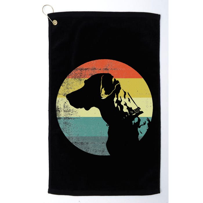 Catahoula Leopard Dog Retro Design Golf Towel