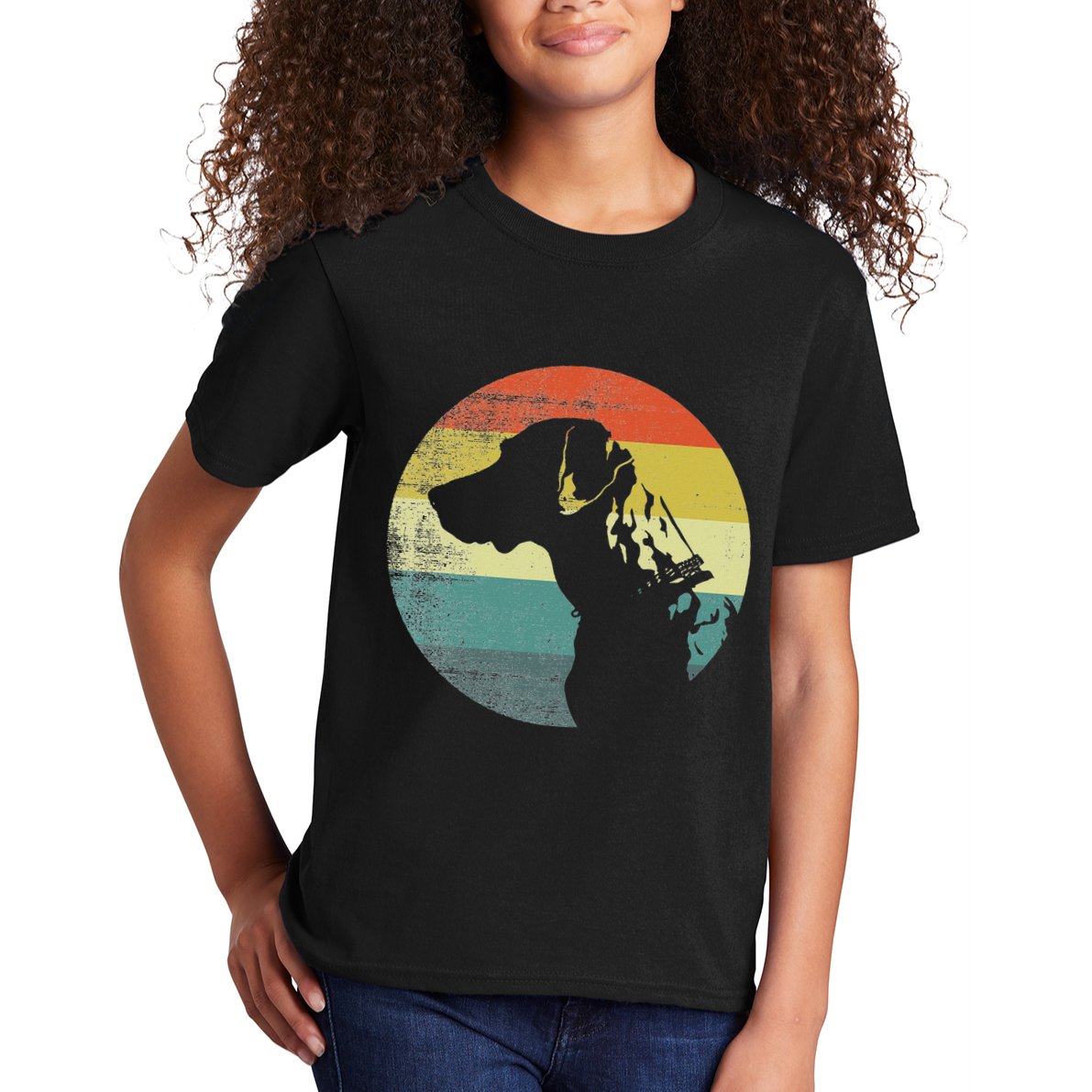 Catahoula Leopard Dog Retro Design Kids T-Shirt