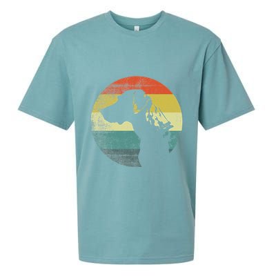 Catahoula Leopard Dog Retro Design Sueded Cloud Jersey T-Shirt