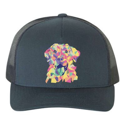 Colorful Labrador Dog Yupoong Adult 5-Panel Trucker Hat