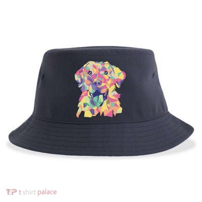 Colorful Labrador Dog Sustainable Bucket Hat