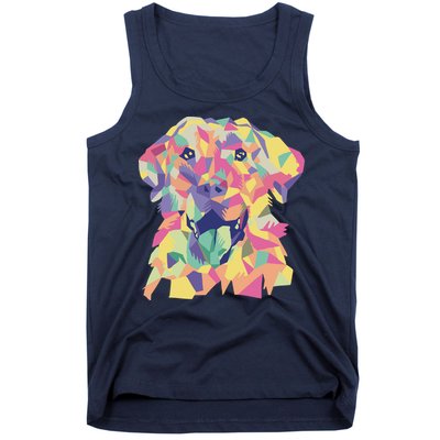 Colorful Labrador Dog Tank Top