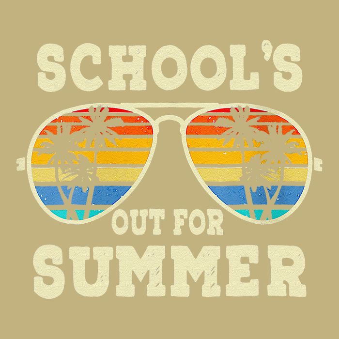 Cute Last Day Of School Schools Out For Summer Teacher Retro Gift Cooling Performance Crew T-Shirt