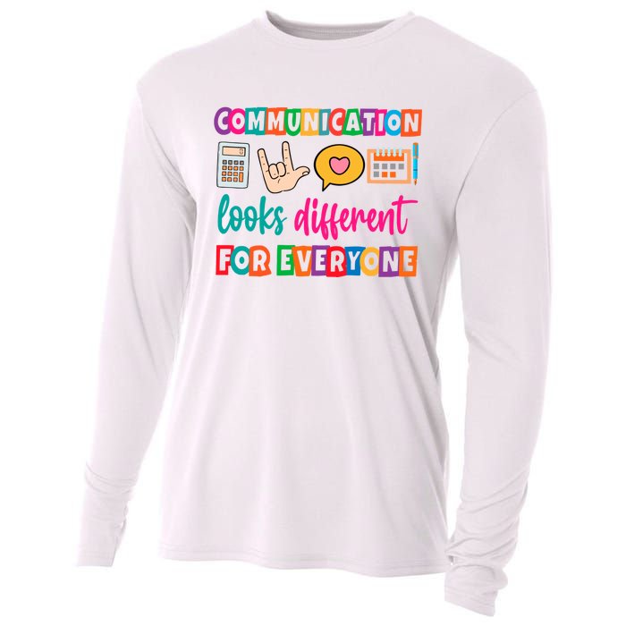 Communication Looks Different For Everyone Cooling Performance Long Sleeve Crew