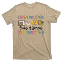 Communication Looks Different For Everyone Speech Therapy Gift T-Shirt