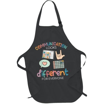 Communication Looks Different For Everyone Autism Awareness Apron