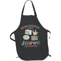 Communication Looks Different For Everyone Autism Awareness Apron