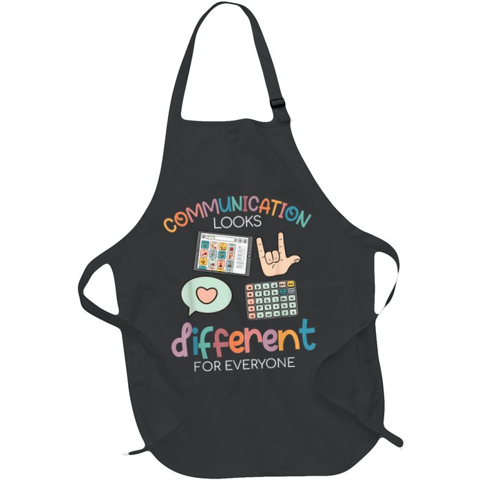 Communication Looks Different For Everyone Autism Awareness Apron