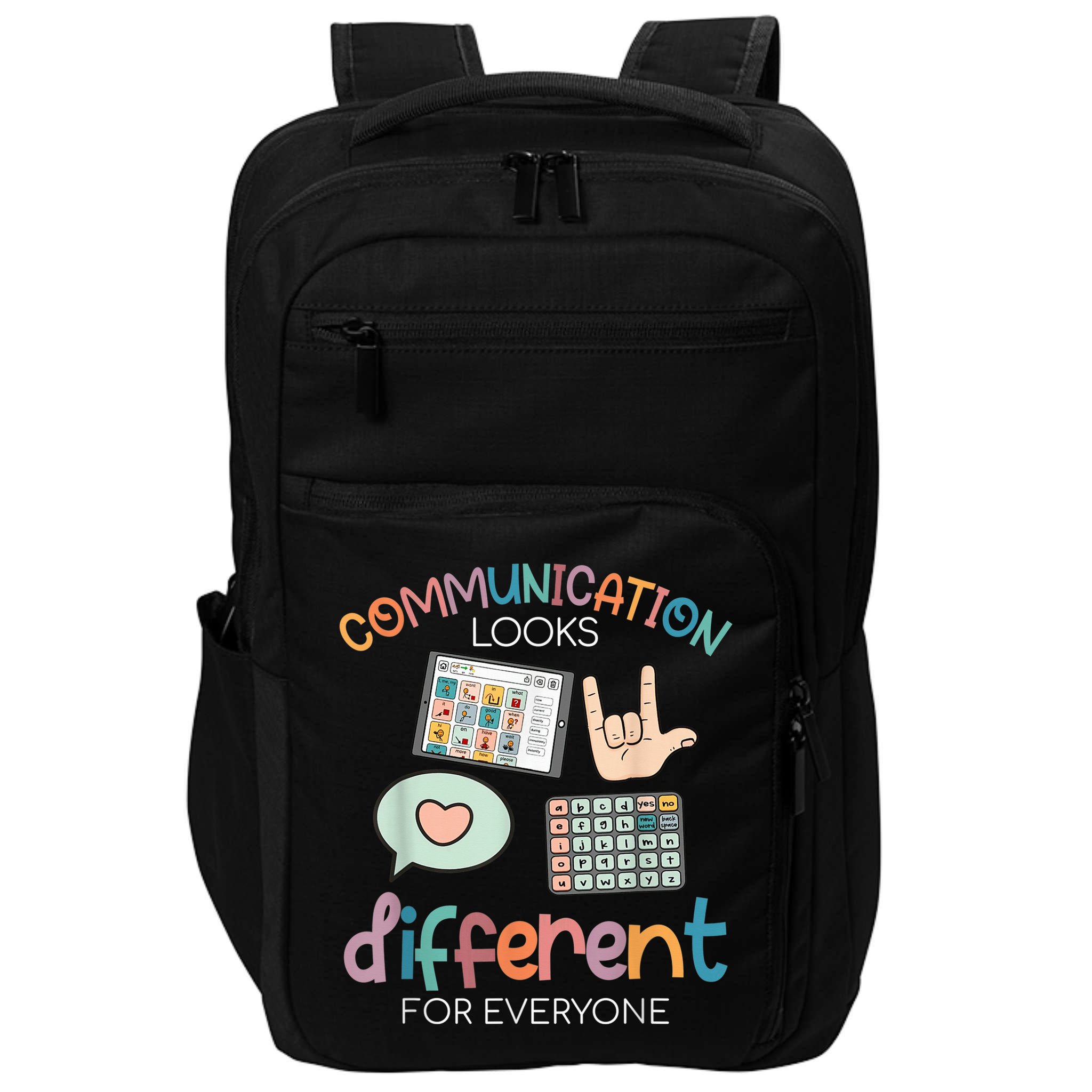 Communication Looks Different For Everyone Autism Awareness Impact Tech Backpack