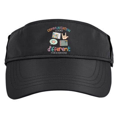 Communication Looks Different For Everyone Autism Awareness Adult Drive Performance Visor