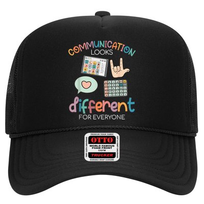 Communication Looks Different For Everyone Autism Awareness Hat