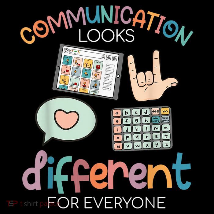 Communication Looks Different For Everyone Autism Awareness Short Acrylic Beanie