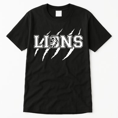 Cool Lions Detroit Football Michigan Tall T-Shirt