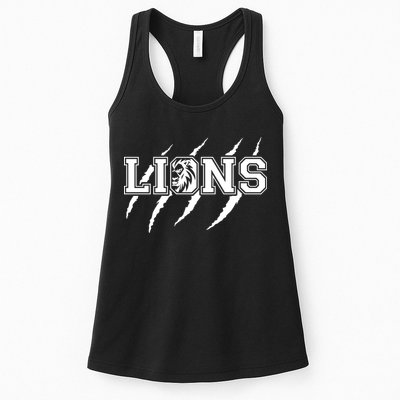Cool Lions Detroit Football Michigan Womens Tank Top