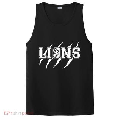 Cool Lions Detroit Football Michigan PosiCharge Competitor Tank